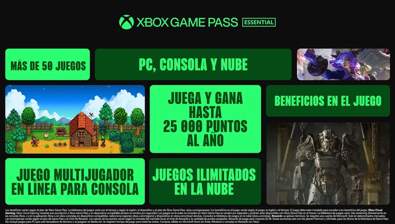 Xbox Game Pass Essential