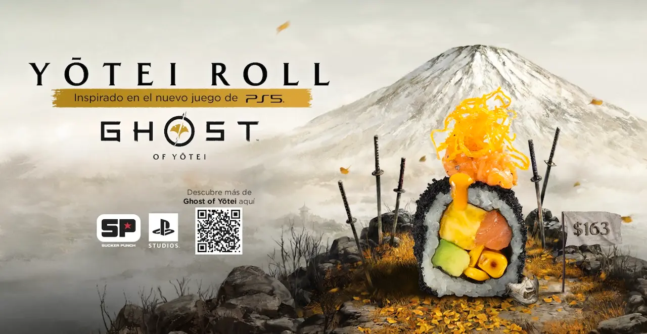 Yotei Roll en Sushi Roll Mexico