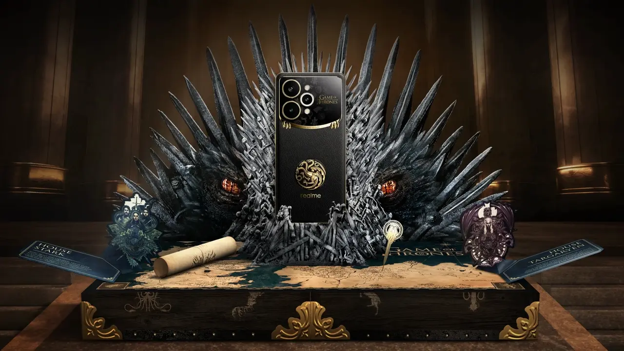 realme 15 Pro Game of Thrones caja