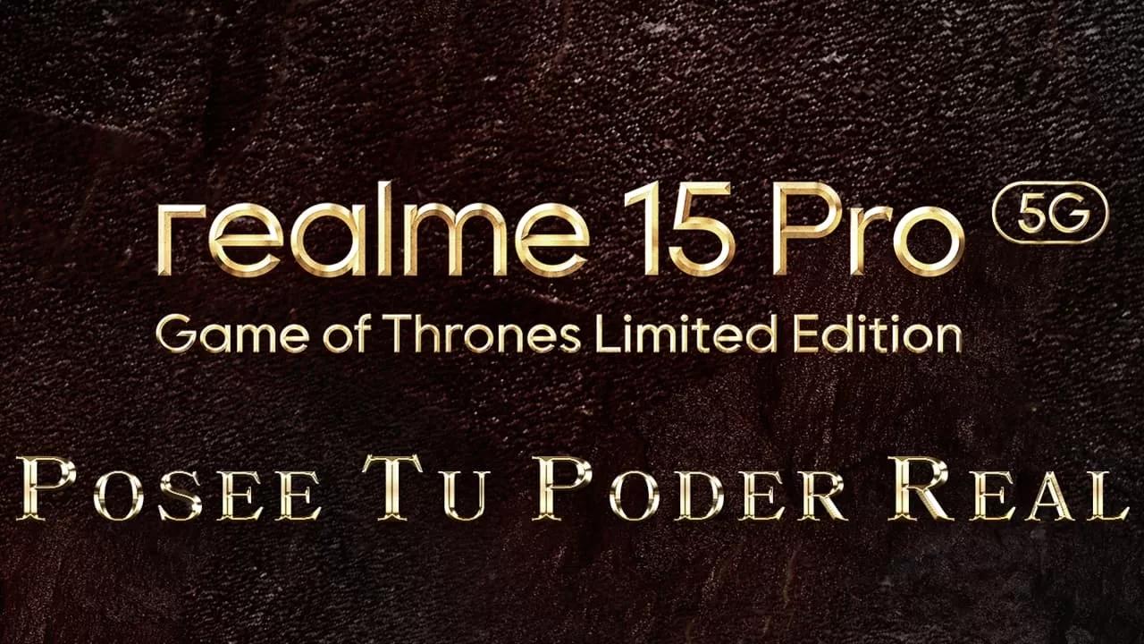 Game of Thrones está de regreso con esta nueva edición limitada de realme 15 Pro
