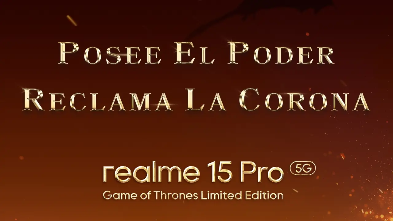 realme 15 Pro game of thrones teaser 2