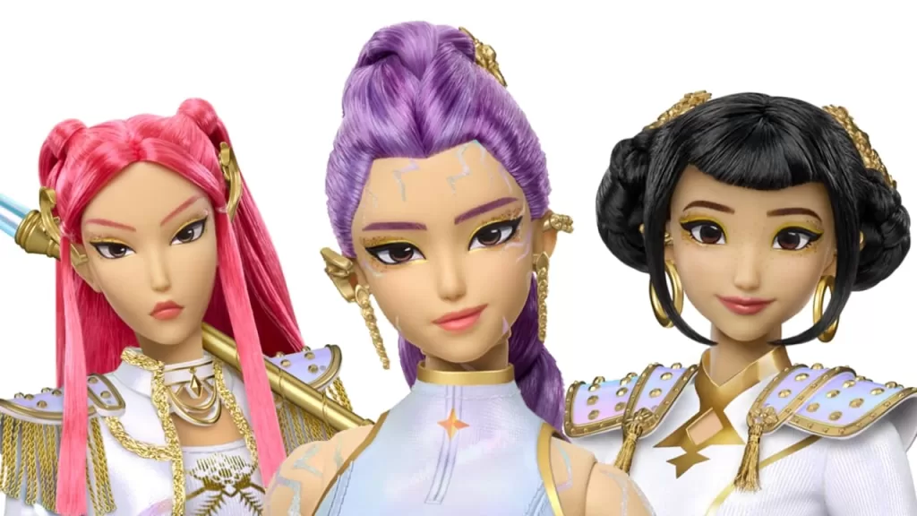 muñecas Mattel de Las Guerreras K-pop Rumi, Mira y Zoey