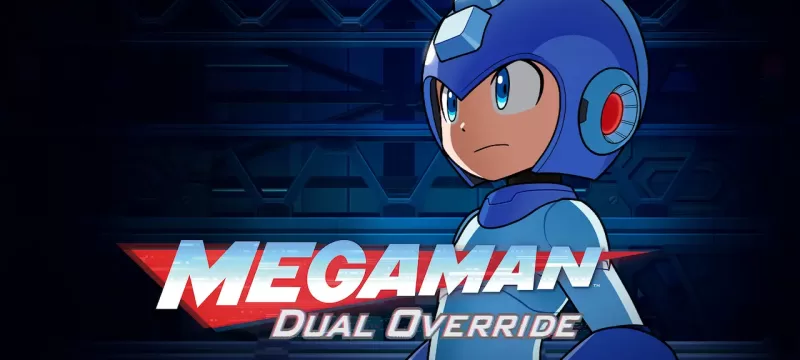 Mega Man Dual Override arte