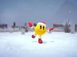 Pac-Man traje navideño