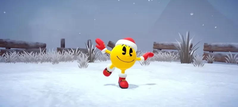 Pac-Man traje navideño
