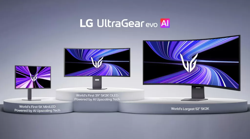 2026 LG UltraGearevo modelos 39GX950B, 27GM950B y 52G930B