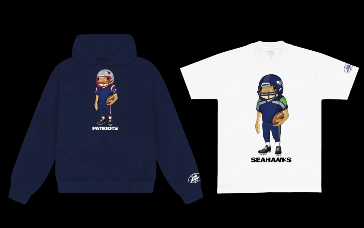 La nueva colección Concho de Bad Bunny x NFL antes del Super Bowl LX