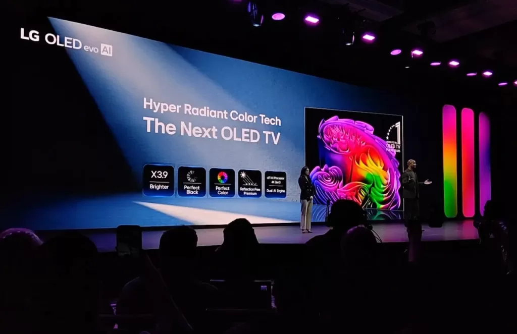 CES 2026 LG OLED evo Wallpaper TV