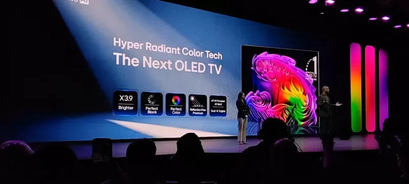 CES 2026 LG OLED evo Wallpaper TV