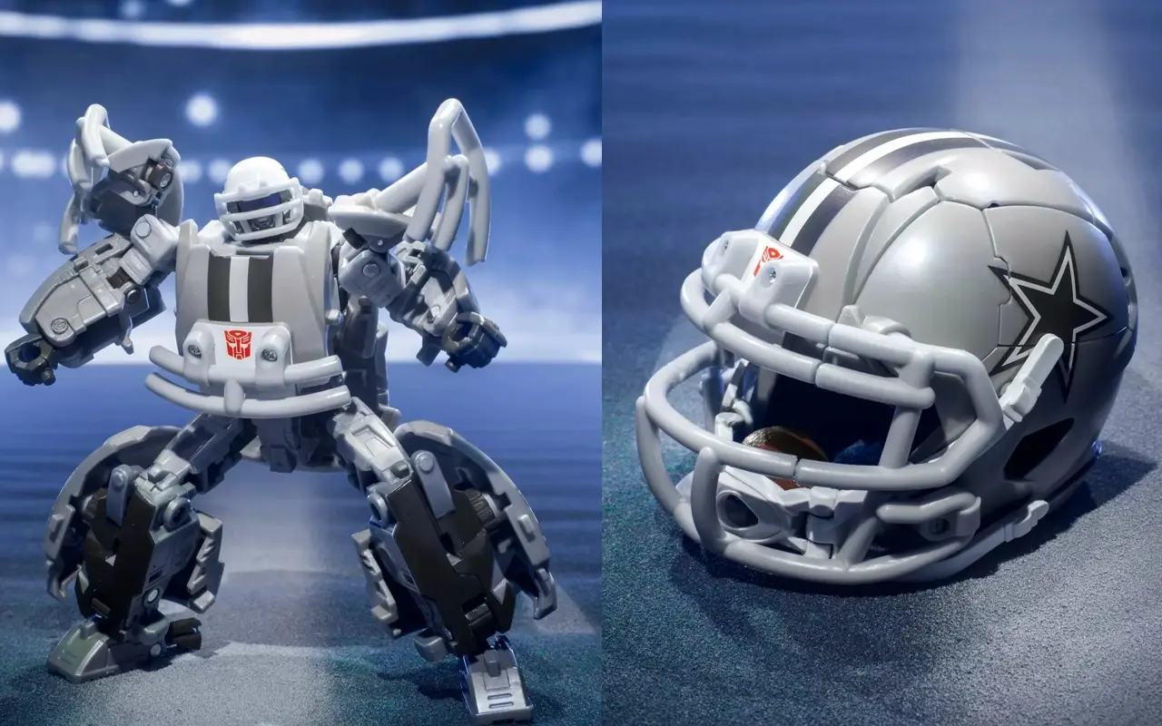 La colección de Transformers x NFL trae a los Cowboys, Steelers, Chiefs y Packers