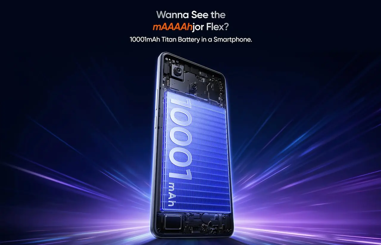 Así es la nueva batería Titan de 10,001mAh que realme está por presentar