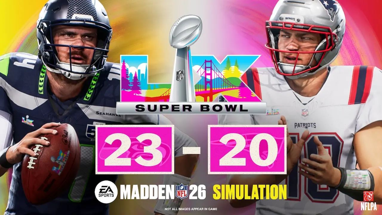 Gana Seahawks x Patriots Super Bowl LX