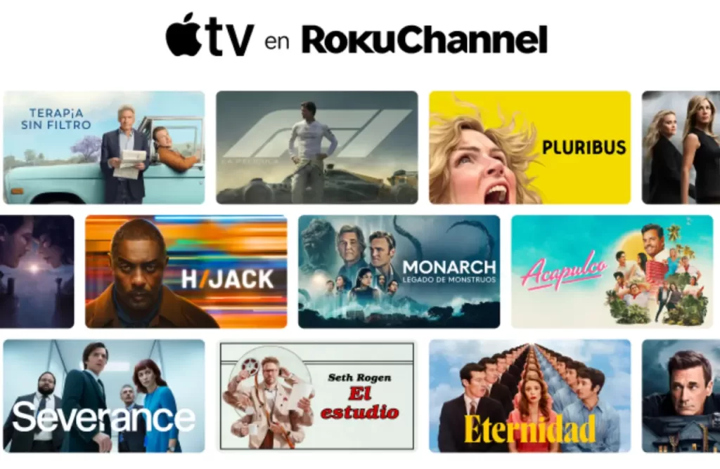 Apple TV en Roku Channel