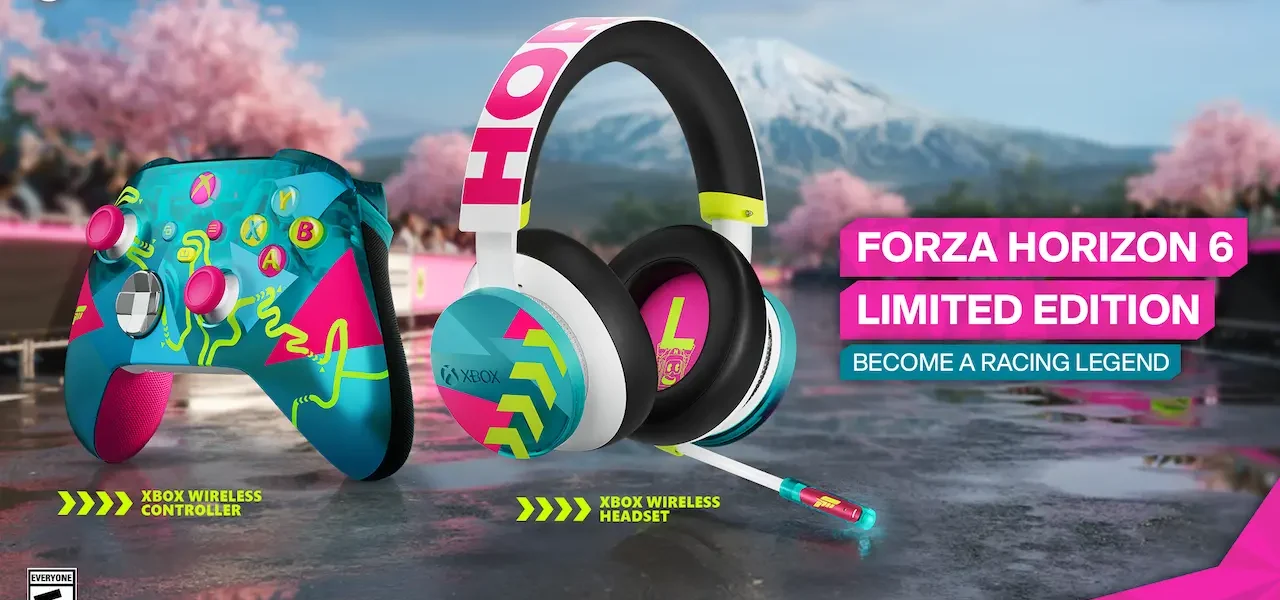 Control y audifonos de Forza Horizon 6