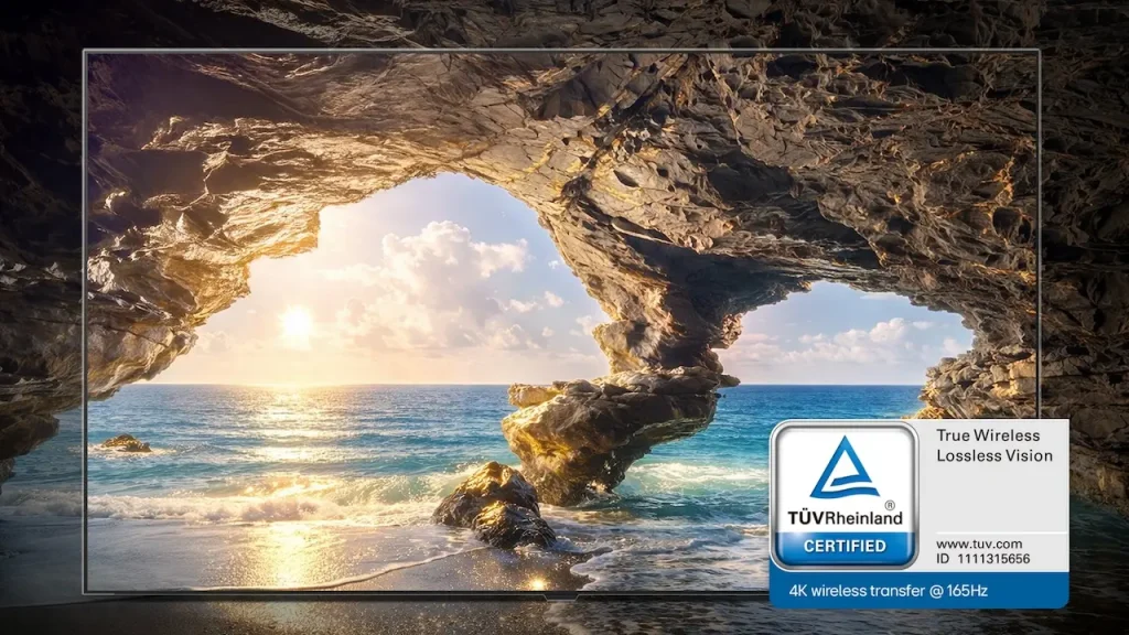 LG OLED evo W6 with True Wireless Lossless Vision Certification