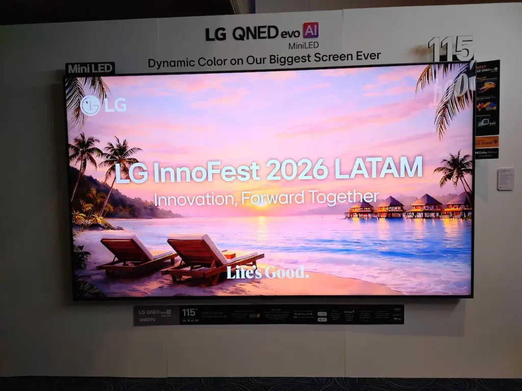 LG QNED evo Mini LED Image 2026 115 pulgadas