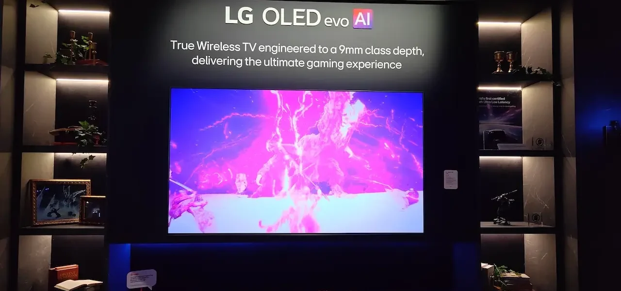 LG televisors inalámbricos con True Wireless Lossless Vision