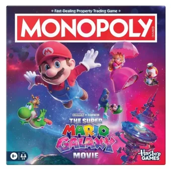 Hasbro presenta el Monopoly edición Super Mario Galaxy: La Película Monopoly edición Super Mario Galaxy La Película