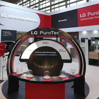 LG PuroTec polvo de vidrio