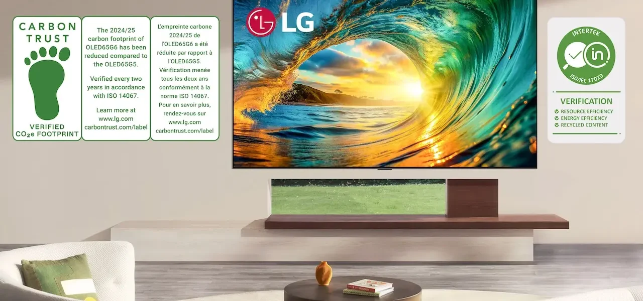 Televisores LG OLED evo G6 certificados