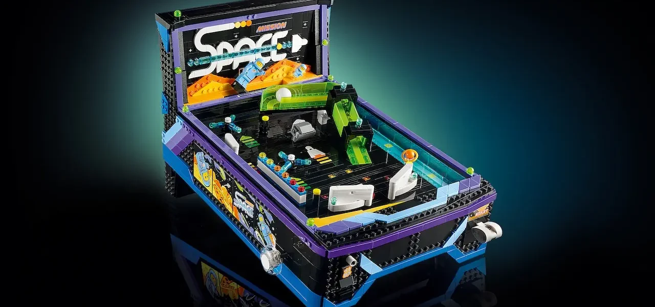 máquina de pinball de LEGO