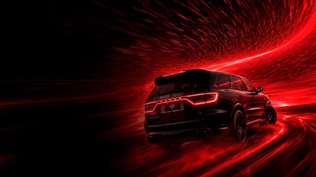 Dodge Durango SRT Hellcat Black Demon trasera