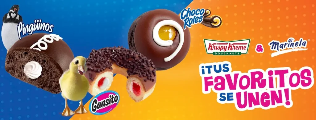Gansito, Pingüinos y Choco Roles Krispy Kreme