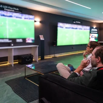 Las soluciones B2B de LG permiten una experiencia de futbol única LG Soluciones B2B futbol LG Magnit