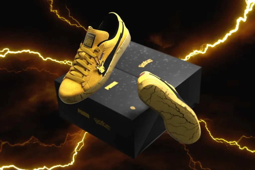PUMA Suede Pikachu caja