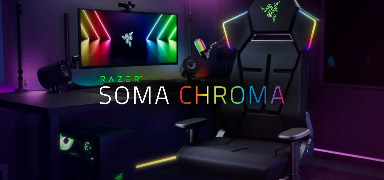 Razer Soma Chroma la silla que se ilumina junto con tu videojuego favorito Razer Soma Chroma