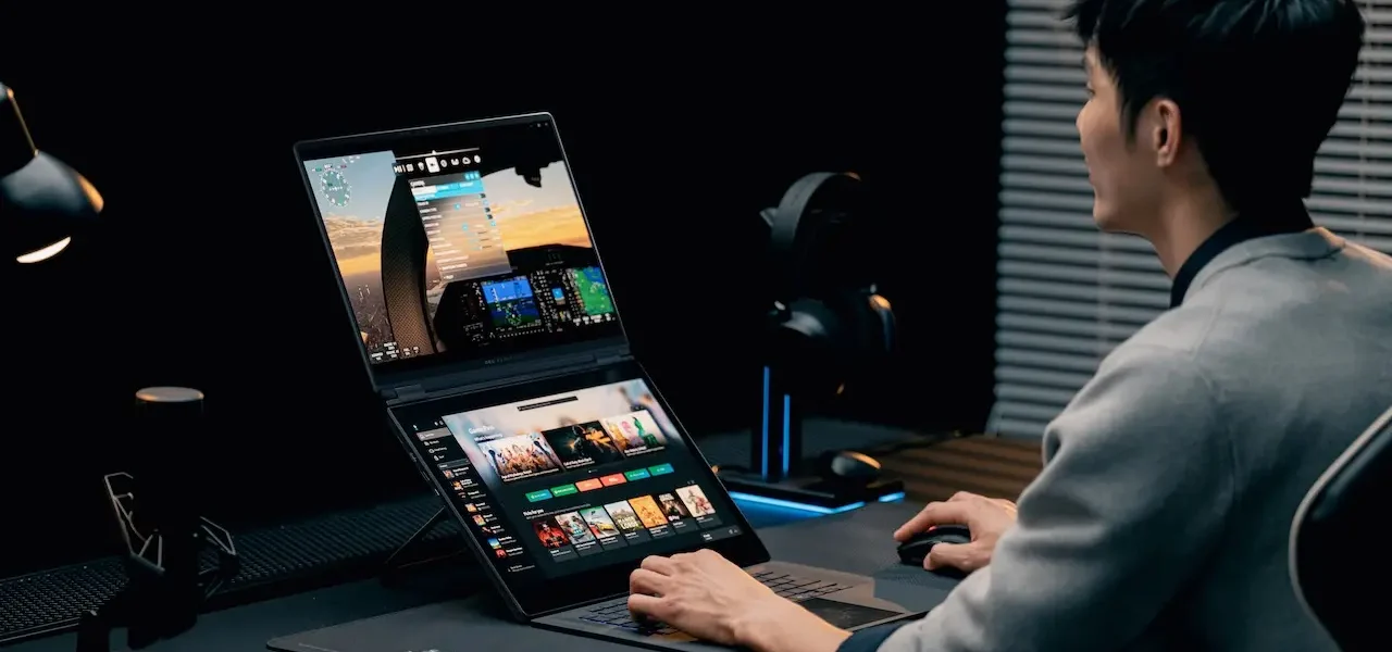 ASUS apuesta por la doble pantalla en México para juegos y productividad ASUS doble pantalla