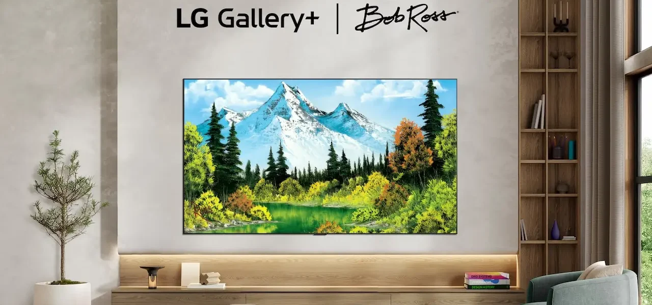 LG Gallery+ presenta la nueva colección The Bob Ross Channel LG Gallery plus Bob Ross