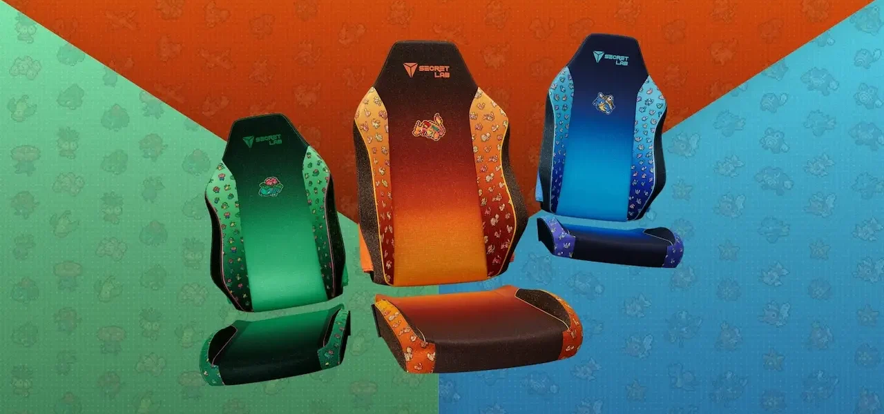 Secretlab x Pokémon SKINS Pokémon Pixel Art