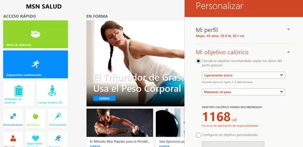MSN Salud Windows