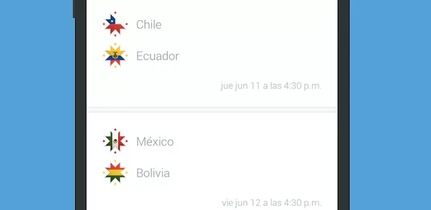 Twitter Seleccion Copa America 2015