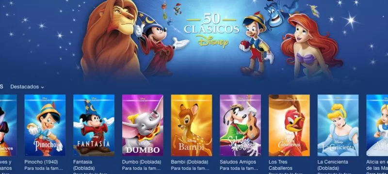 50 Clasicos Disney iTunes