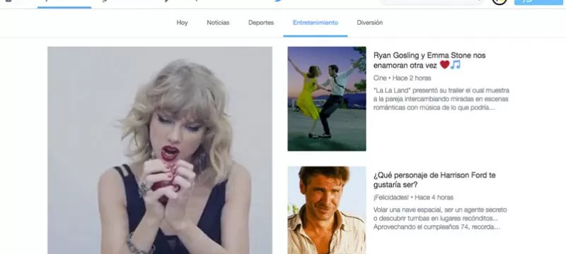 Twitter Momentos en Mexico