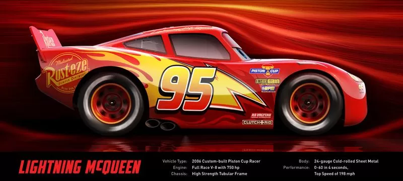 CARS 3 McQueen corredores