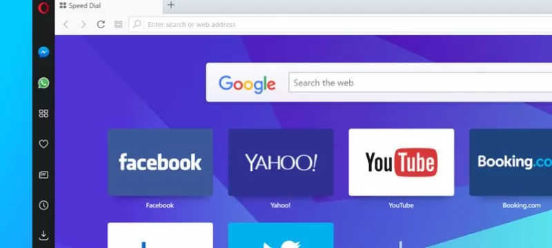 WhatsApp Telegram y Messenger Opera