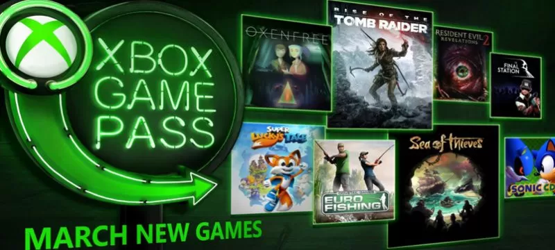 Xbox Game Pass marzo 2018