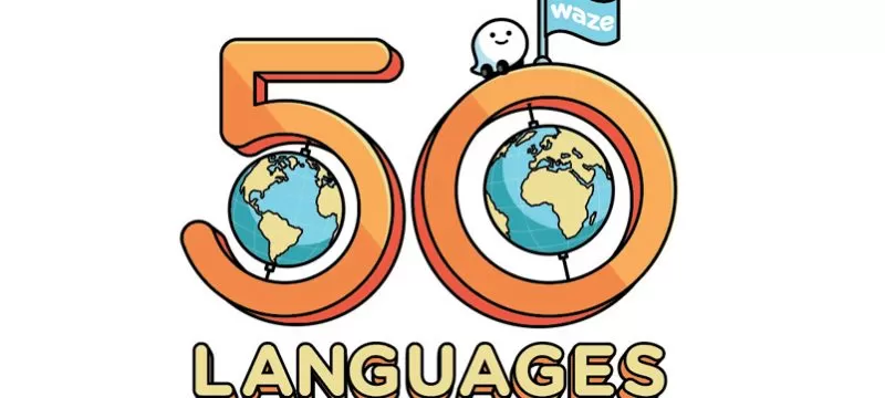 Waze en 50 idiomas