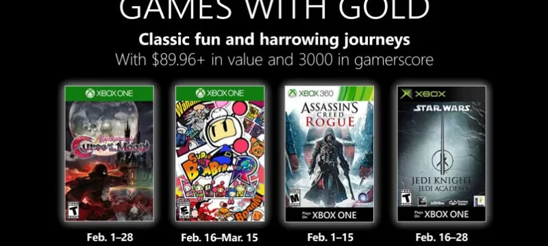 Games with Gold febrero 2019
