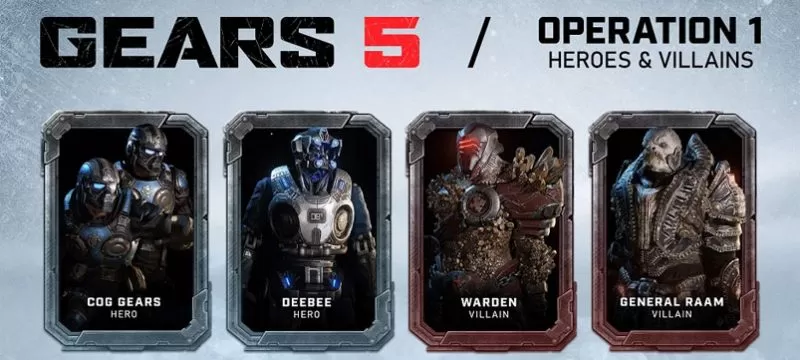 Gears 5 nuevos personajes