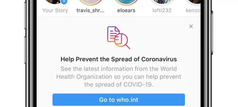 Instagram COVID-19