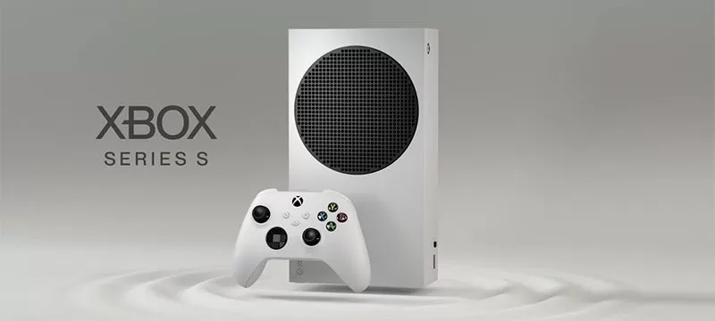 Xbox Series S con control frontal