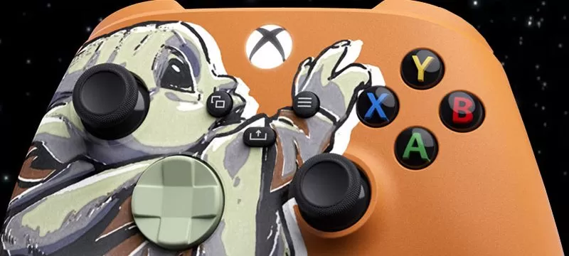 The Mandalorian Xbox Controller Baby Yoda