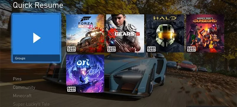 Quick-Resume Xbox Series mayo