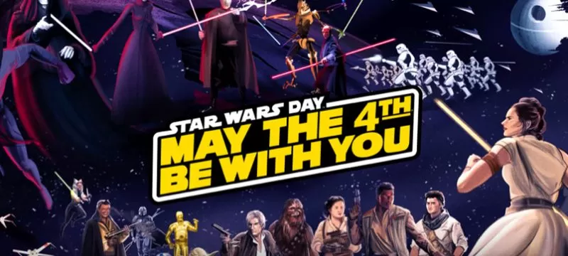 Star Wars Mural May the 4th Disney Plus