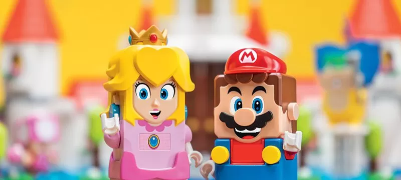 LEGO Mario y LEGO Peach